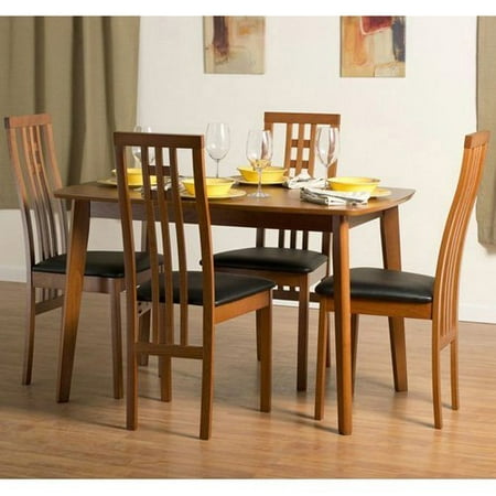 Aeon Furniture Dayton 5 Piece Dining Table Set with District Chairs