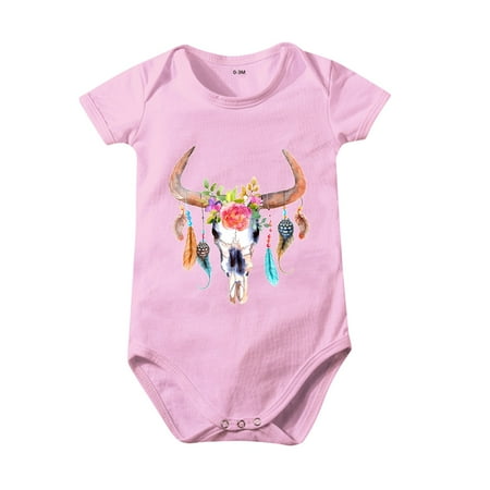 HIBRO Boys And Girls Summer Solid Color Western Style Cartoon Bull Head Short Sleeved Crawl Clothes 0 To 24 Months Kids New Born Girls Dress 12 Months Old
HIBRO Boys And Girls Summer Solid Color Western Style Cartoon Bull Head Short Sleeved Crawl Clothes 0 To 24 Months Kids New Born Girls Dress 12 Months Old