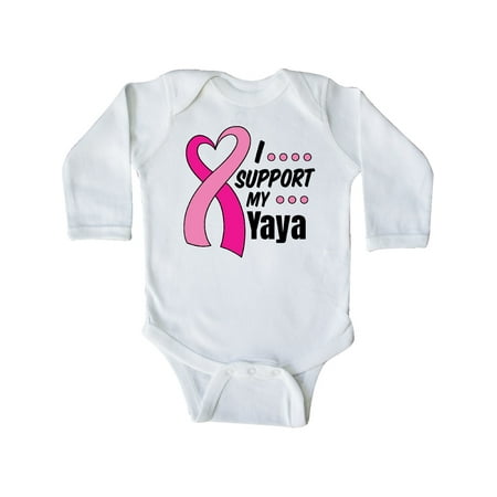 Inktastic Breast Cancer Awareness I Support My Yaya with Pink Ribbon Gift Baby Boy or Baby Girl Long Sleeve Bodysuit
Inktastic Breast Cancer Awareness I Support My Yaya with Pink Ribbon Gift Baby Boy or Baby Girl Long Sleeve Bodysuit