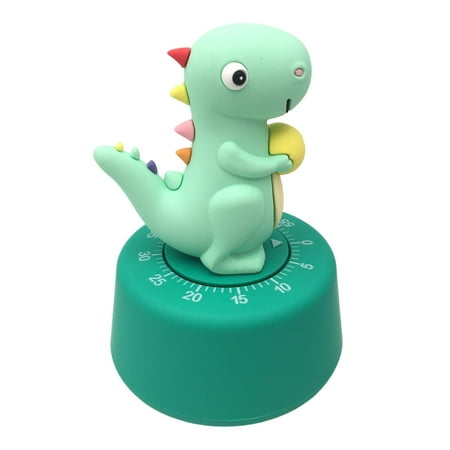 Kitchen Dinosaur Shape Mechanical Timer Durable and Stain Resistant Timer for Baking Frying Cooking Eggs Light Green
Kitchen Dinosaur Shape Mechanical Timer Durable and Stain Resistant Timer for Baking Frying Cooking Eggs Light Green