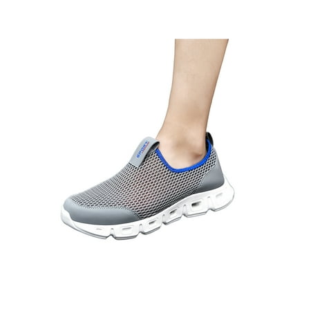 Sanviglor Unisex Sneakers Fitness Workout Running Shoes Slip On Athletic Shoe Gym Lightweight Non-Slip Sports Sneaker Comfort Mesh Trainers Dark Gray 11.5
Sanviglor Unisex Sneakers Fitness Workout Running Shoes Slip On Athletic Shoe Gym Lightweight Non-Slip Sports Sneaker Comfort Mesh Trainers Dark Gray 11.5