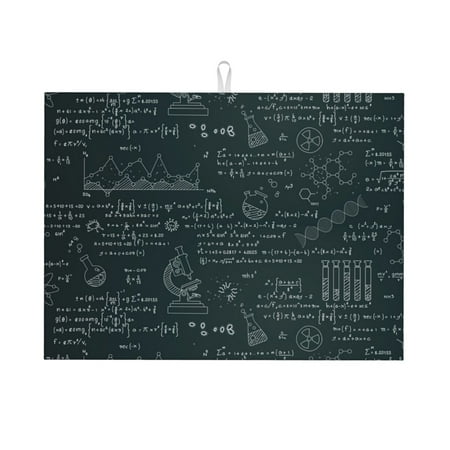 Jgfou Chemical Print Dish Drying Mat Large Dish Drying Mats for Kitchen Counter Easy Clean Dish Mat Kitchen Drying Mat 18 x24
Jgfou Chemical Print Dish Drying Mat Large Dish Drying Mats for Kitchen Counter Easy Clean Dish Mat Kitchen Drying Mat 18 x24