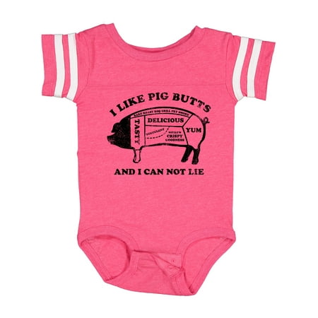 Inktastic I Like Pig Butts Gift Baby Boy or Baby Girl Bodysuit
