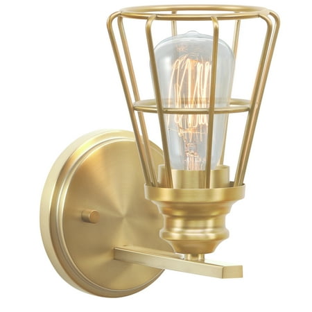 Aspen Creative 62238 One-Light Metal Bathroom Vanity Wall Light Fixture 9 Wide Transitional Design in Antique Brass
Aspen Creative 62238 One-Light Metal Bathroom Vanity Wall Light Fixture 9 Wide Transitional Design in Antique Brass