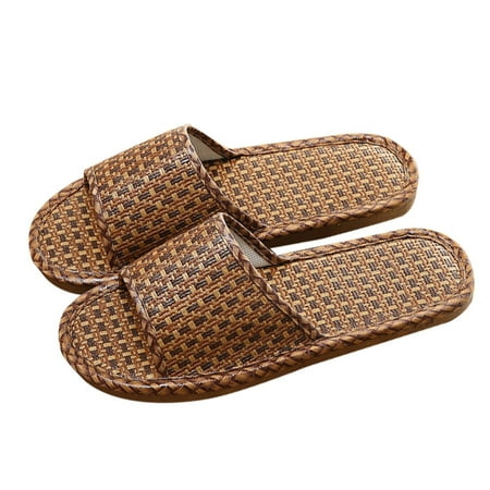 Lightweight Rattan Slippers Summer Beach Shoes For Indoor Outdoor Wearing 42-43 Dark Brown
Lightweight Rattan Slippers Summer Beach Shoes For Indoor Outdoor Wearing 42-43 Dark Brown