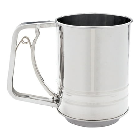 Pastry Tek 2.5 Cup Stainless Steel Flour Sifter with Trigger Action Handle 1 count box
Pastry Tek 2.5 Cup Stainless Steel Flour Sifter with Trigger Action Handle 1 count box