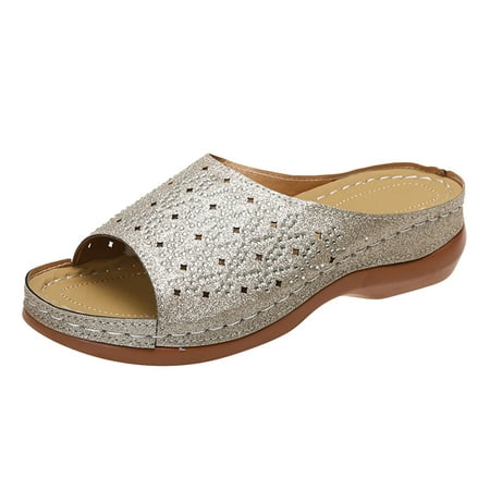 Womens Sandals Women S Sandals Shoes Wedges Flip Flops Fashion Buckle Strap Sandals Summer Shoes for Women Women S Sandals Pu Gold 42
Womens Sandals Women S Sandals Shoes Wedges Flip Flops Fashion Buckle Strap Sandals Summer Shoes for Women Women S Sandals Pu Gold 42