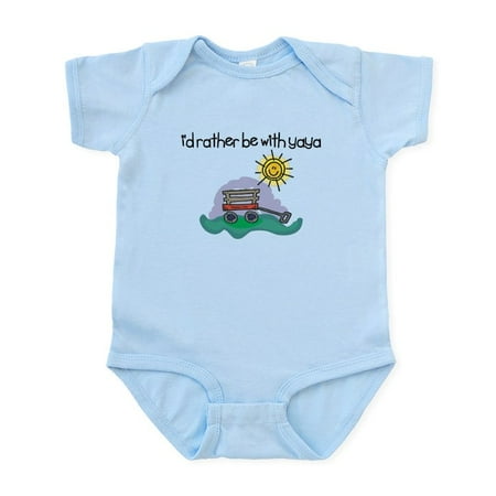 CafePress - I d Rather Be With Yaya Baby Onesie - Baby Light Bodysuit Size Newborn - 24 Months
CafePress - I d Rather Be With Yaya Baby Onesie - Baby Light Bodysuit Size Newborn - 24 Months
