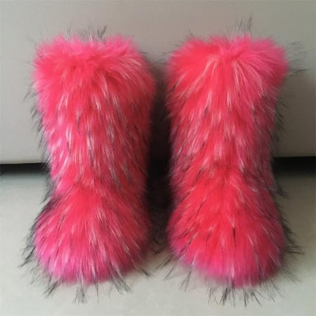 Women s Faux fur Boots Winter -Calf Warm Snow Boots Fuzzy Fluffy Furry Comfy Short Boots Indoor Outdoor Flat Boots
Women s Faux fur Boots Winter -Calf Warm Snow Boots Fuzzy Fluffy Furry Comfy Short Boots Indoor Outdoor Flat Boots