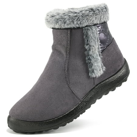 Womens Warm Faux Fur Lined Winter Snow Boots Waterproof Ankle Boots Outdoor Booties Comfortable Shoes for Wome
Womens Warm Faux Fur Lined Winter Snow Boots Waterproof Ankle Boots Outdoor Booties Comfortable Shoes for Wome