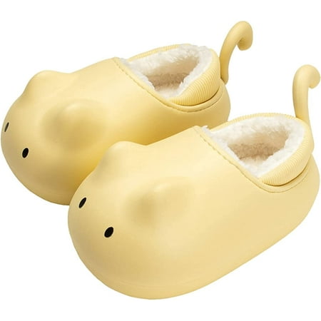 CoCopeaunts Cartoon Cat Slippers for Kids Winter Indoor Outdoor Warm Boys Girls House Slippers Memory Foam Shoes
CoCopeaunts Cartoon Cat Slippers for Kids Winter Indoor Outdoor Warm Boys Girls House Slippers Memory Foam Shoes