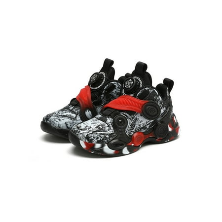 Kesitin Kids Running Shoe Sport Basketball Shoes Non-Slip Sneakers Children Trainers School Lightweight Durable Black Red 8.5
Kesitin Kids Running Shoe Sport Basketball Shoes Non-Slip Sneakers Children Trainers School Lightweight Durable Black Red 8.5