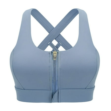Spdoo Women s Front Zipper Closure Sports Bra High Impact Support Workout Yoga Sports Bras Blue M
Spdoo Women s Front Zipper Closure Sports Bra High Impact Support Workout Yoga Sports Bras Blue M
