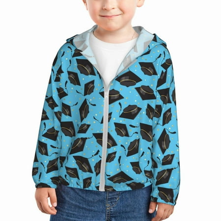 Sun Hoodie for Kids Graduation Hats2 Long Sleeve Swim Fishing Shirts Sun Protection Zip Up Jacket Clothing Athletic Hoodie
Sun Hoodie for Kids Graduation Hats2 Long Sleeve Swim Fishing Shirts Sun Protection Zip Up Jacket Clothing Athletic Hoodie