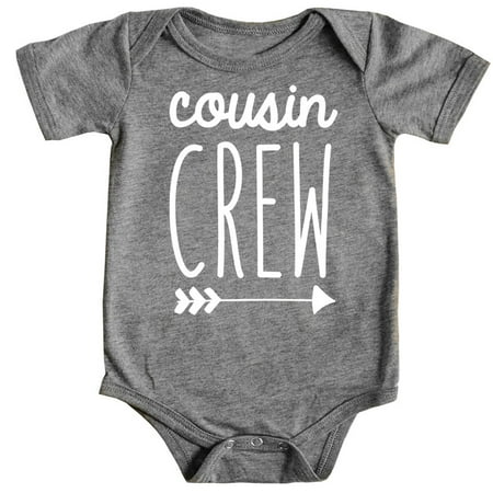 Cousin Crew Arrow T-Shirts and Bodysuits for Baby and Toddler Boy and Girls Fun Family Outfits Granite Heather Bodysuit
Cousin Crew Arrow T-Shirts and Bodysuits for Baby and Toddler Boy and Girls Fun Family Outfits Granite Heather Bodysuit