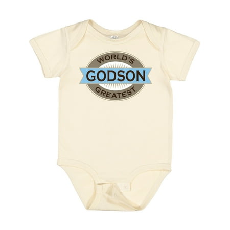 Inktastic Godson (Worlds Greatest) Gift Baby Boy Bodysuit