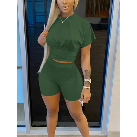 Frontwalk Pajama Sets for Womens Loungewear 2 Piece Pajamas Casual Solid Color Tops and Shorts Suits Outfit
Frontwalk Pajama Sets for Womens Loungewear 2 Piece Pajamas Casual Solid Color Tops and Shorts Suits Outfit
