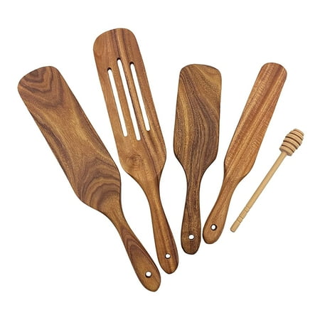 Kitchen Tool Set 5 Pieces of Wooden Cooking Utensils Non-Stick Wooden Spatula Set for Serving Cooking
Kitchen Tool Set 5 Pieces of Wooden Cooking Utensils Non-Stick Wooden Spatula Set for Serving Cooking