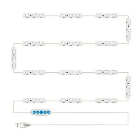 LED vanity mirror headlight module Hollywood vanity light bar can be used for makeup fill light decoration shooting
LED vanity mirror headlight module Hollywood vanity light bar can be used for makeup fill light decoration shooting