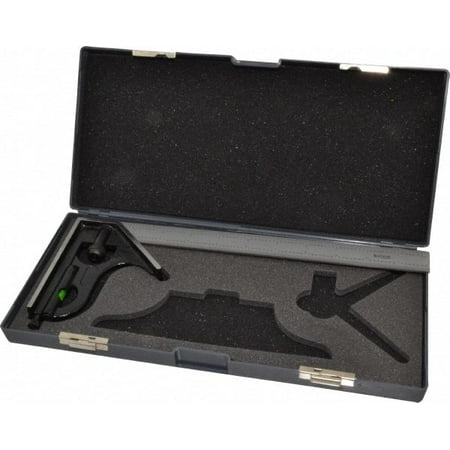 SPI 2 Piece 12 Combination Square Set 1/32 & 1/64 (English/Metric) Graduation Hardened Steel Blade Hardened Steel Square Head
SPI 2 Piece 12 Combination Square Set 1/32 & 1/64 (English/Metric) Graduation Hardened Steel Blade Hardened Steel Square Head