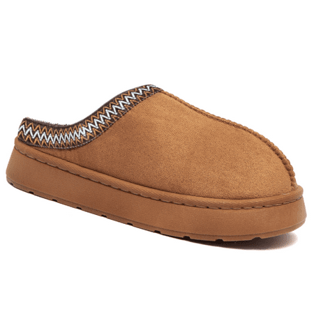 BERANMEY Cozy Platform Fuzzy Slippers for Women and Men Short Ankle Slippers with Anti-Slip Sole Lined with Warm Furry Perfect for Indoor & Outdoor Use