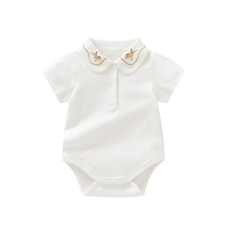 Onesies For Baby Boys Girls Summer Short Sleeve Embroider Romper Kids Clothes For 3-6 Months
Onesies For Baby Boys Girls Summer Short Sleeve Embroider Romper Kids Clothes For 3-6 Months