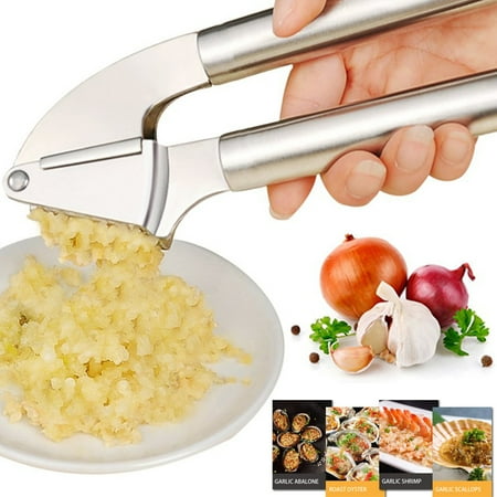 Kitchen organization kitchen Stainless Steel Garlic Press Crusher Squeezer Masher Home Kitchen Mincer Tool Fragarn