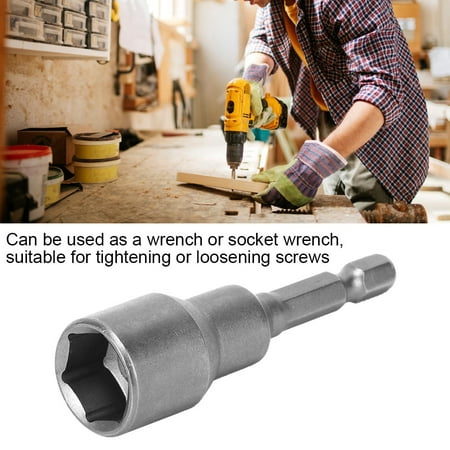 LAFGUR 5Pcs Magnetic Hex Socket Galvanized Tool Steel Screw Drill Bit For Electric Screwdriver 14mm Magnetic Socket Wrench Magnetic Socket
LAFGUR 5Pcs Magnetic Hex Socket Galvanized Tool Steel Screw Drill Bit For Electric Screwdriver 14mm Magnetic Socket Wrench Magnetic Socket