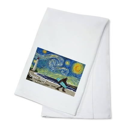 Depoe Bay Oregon Starry Night Bigfoot on the Beach (100% Cotton Tea Towel Decorative Hand Towel Kitchen and Home)
Depoe Bay Oregon Starry Night Bigfoot on the Beach (100% Cotton Tea Towel Decorative Hand Towel Kitchen and Home)