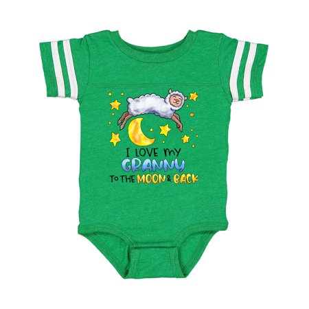 Inktastic I Love my Granny to the Moon and Back Cute Sheep Gift Baby Boy or Baby Girl Bodysuit
Inktastic I Love my Granny to the Moon and Back Cute Sheep Gift Baby Boy or Baby Girl Bodysuit