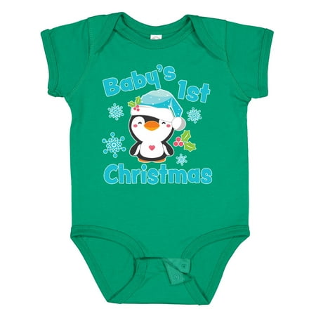 Inktastic Baby s 1st Christmas with Cute Penguin and Snowflakes Gift Baby Boy or Baby Girl Bodysuit
Inktastic Baby s 1st Christmas with Cute Penguin and Snowflakes Gift Baby Boy or Baby Girl Bodysuit