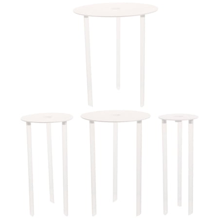 4 Sets of Cake Separator Plates Reusable Plastic Cake Holders Set Tiered Cake Construction Stacking Tools
4 Sets of Cake Separator Plates Reusable Plastic Cake Holders Set Tiered Cake Construction Stacking Tools
