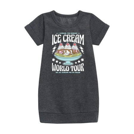 Instant Message - I Scream You Scream - Ice Cream World Tour - Toddler & Youth Girls Fleece Dress
Instant Message - I Scream You Scream - Ice Cream World Tour - Toddler & Youth Girls Fleece Dress