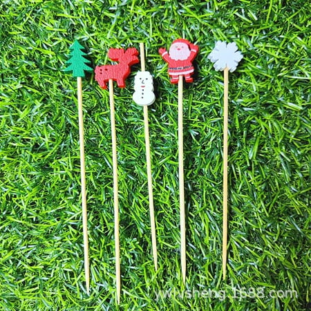 Disposable Bamboo Christmas Tree Fruit Sticks Fancy Bamboo Cake Muffin Party Vegetable Sticks Cocktail Toothpicks
Disposable Bamboo Christmas Tree Fruit Sticks Fancy Bamboo Cake Muffin Party Vegetable Sticks Cocktail Toothpicks