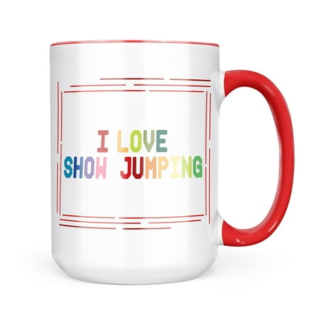 Neonblond I Love Show Jumping Colorful Mug gift for Coffee Tea lovers
Neonblond I Love Show Jumping Colorful Mug gift for Coffee Tea lovers