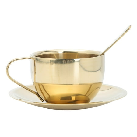 NUOLUX 1 Set of Household Exquisite Mug Coffee Cup Set Cup with Spoon and Cup Dish