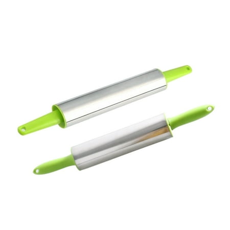 FRCOLOR 2pcs Stainless Steel Rolling Plastic Handle Roller Non-stick Rolling Stick for Cookie Pastry Dough (Random Color)
FRCOLOR 2pcs Stainless Steel Rolling Plastic Handle Roller Non-stick Rolling Stick for Cookie Pastry Dough (Random Color)