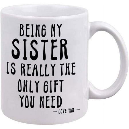Funny Coffee Standard Brother Mug Birthday Gifts Christmas Gifts for Sister Being My Sister Is Really The Only Gift You Need -Love You- Funny Sarcastic Ceramic Coffee Mug White\u2026
Funny Coffee Standard Brother Mug Birthday Gifts Christmas Gifts for Sister Being My Sister Is Really The Only Gift You Need -Love You- Funny Sarcastic Ceramic Coffee Mug White\u2026