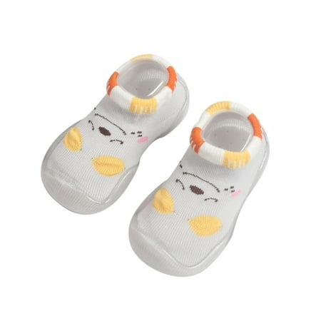 

zuwimk Toddler Shoes Baby Girl Boy Canvas Shoes Soft Sole Slippers Ankle Sneaker Toddler Grib Shoes First Walker Gray