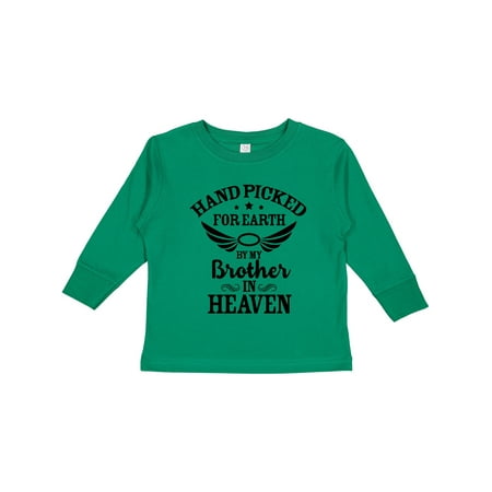 Inktastic Handpicked for Earth By My Brother in Heaven Angel Wings Boys or Girls Long Sleeve Toddler T-Shirt
Inktastic Handpicked for Earth By My Brother in Heaven Angel Wings Boys or Girls Long Sleeve Toddler T-Shirt