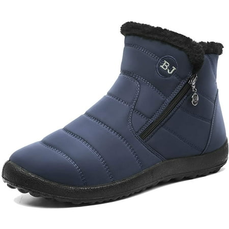 YAZI Mens Snow Boots Women Winter Anti-Slip Ankle Booties Waterproof Slip On Warm Fur Lined Sneaker
YAZI Mens Snow Boots Women Winter Anti-Slip Ankle Booties Waterproof Slip On Warm Fur Lined Sneaker