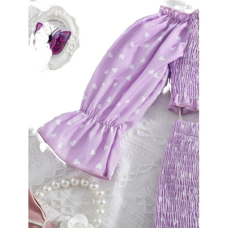 Casual All Over Print Cold Shoulder Long Sleeve Lilac Purple Toddler Girls Two-piece Outfits (Girl s)
Casual All Over Print Cold Shoulder Long Sleeve Lilac Purple Toddler Girls Two-piece Outfits (Girl s)