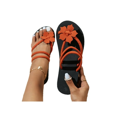 Tenmix Ladies Flat Sandal Slip On Thong Sandals Summer Flip-flops Beach Shoes Women Casual Lightweight Orange 3cm Platform 4.5
Tenmix Ladies Flat Sandal Slip On Thong Sandals Summer Flip-flops Beach Shoes Women Casual Lightweight Orange 3cm Platform 4.5