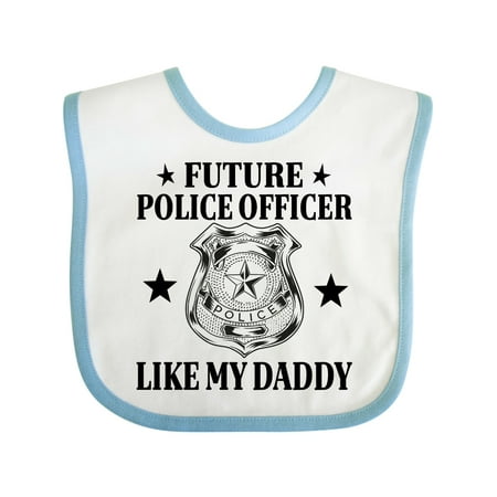 Inktastic Police Officer Like My Daddy Gift Baby Boy or Baby Girl Bib