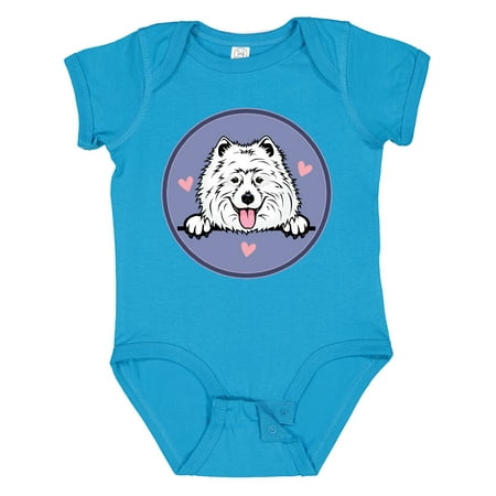 Inktastic Samoyed Dog Lover Gifts Gift Baby Girl Bodysuit