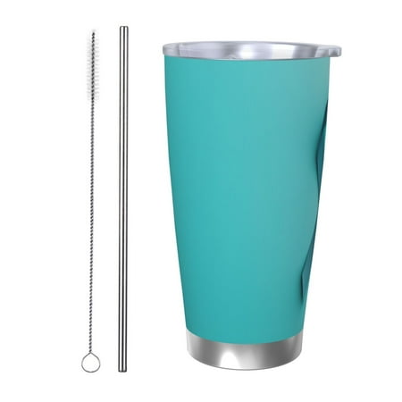 Fuzoiu a Teal Ribbonin Print 20oz Tumbler Stainless Steel Vacuum Insulated Car Cup Insulated Coffee Mug Travel Mug with Lid Thermal Cup for Outdoor-Straw Two-piece Set
Fuzoiu a Teal Ribbonin Print 20oz Tumbler Stainless Steel Vacuum Insulated Car Cup Insulated Coffee Mug Travel Mug with Lid Thermal Cup for Outdoor-Straw Two-piece Set