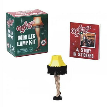 A Christmas Story Mini Light Up Funny Leg Lamp Kit Movie X-Mas Stocking Stuffer
