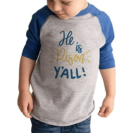 7 ate 9 Apparel Kid s Happy Easter Shirts - He is Risen Y all! Blue Shirt 2T
7 ate 9 Apparel Kid s Happy Easter Shirts - He is Risen Y all! Blue Shirt 2T