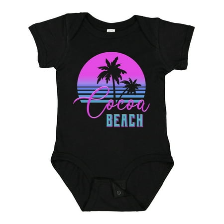 Inktastic Retro 80s Cocoa Beach Gift Baby Boy or Baby Girl Bodysuit
