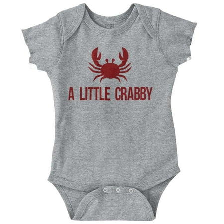 A Little Crabby Cranky Beach Lover Romper Boys or Girls Infant Baby Brisco Brands 18M
A Little Crabby Cranky Beach Lover Romper Boys or Girls Infant Baby Brisco Brands 18M